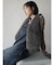 ファードッキングニットベスト(blue,charcoal gray,light gray)