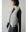 ファードッキングニットベスト(blue,charcoal gray,light gray)