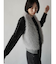 ファードッキングニットベスト(blue,charcoal gray,light gray)