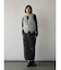 ファードッキングニットベスト(blue,charcoal gray,light gray)