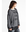 ラメメッシュサイドシャーリングシャツ