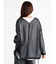 ラメメッシュサイドシャーリングシャツ