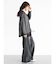 ラメメッシュサイドシャーリングシャツ