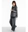 ラメメッシュサイドシャーリングシャツ