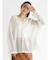 ラメメッシュサイドシャーリングシャツ