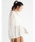 ラメメッシュサイドシャーリングシャツ