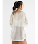 ラメメッシュサイドシャーリングシャツ