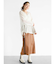 ラメメッシュサイドシャーリングシャツ