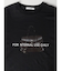 バッグロゴプリントロングスリーブTシャツ