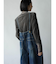 シアードッキングハイネックベロアトップス