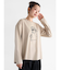 レディモチーフ刺繍長袖Tシャツ
