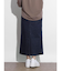 サイドテープストレッチデニムスカート