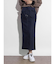 サイドテープストレッチデニムスカート