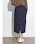 サイドラインストレッチデニムスカート