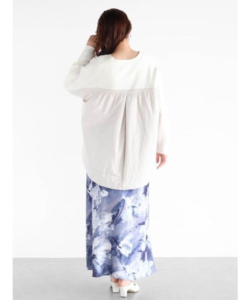 異素材ドッキングニットジャケット｜メドックの通販｜&mall（アンド