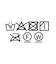 デニムビスチェフェイクレイヤードベロアトップス