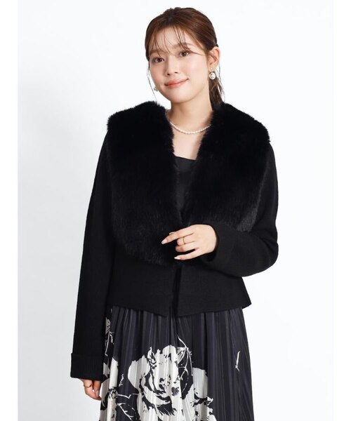 ファードッキングニットカーディガン｜メドックの通販｜&mall（アンド