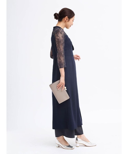 パンツレイヤードスリットドレス｜メドックの通販｜&mall（アンド