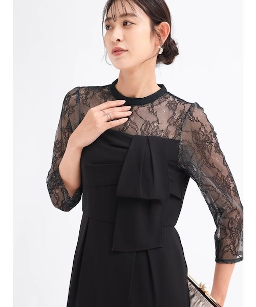 パンツレイヤードスリットドレス｜メドックの通販｜&mall（アンド