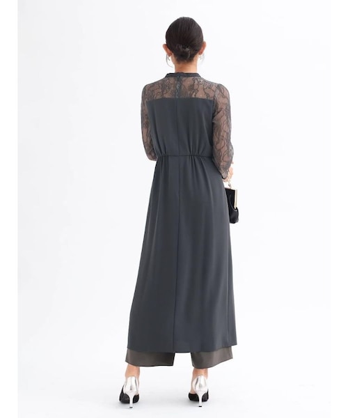 パンツレイヤードスリットドレス｜メドックの通販｜&mall（アンド