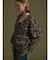 シャギーレオパード柄カーディガン