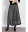 刺繍ロゴプリーツスカート