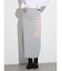 ロゴニットナロースカート