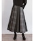 グレンチェックフレアスカート