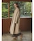【尾州】Double beaver Long Gown Coat