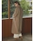 【尾州】Double beaver Long Gown Coat