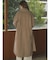 【尾州】Double beaver Long Gown Coat