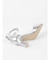 セパレートデザインストラップパンプス（Silver）