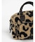 レオパードボアミニボストンバッグ
