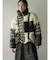 パッチワークデザインアウター