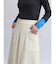 圧縮ウールタックデザインスカート
