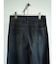 裏起毛ワイドデニムパンツ