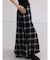 オンブレチェックフレアスカート