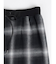 オンブレチェックフレアスカート