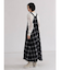 オンブレチェック×シアーレイヤードジャンパースカート