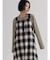 オンブレチェック×シアーレイヤードジャンパースカート