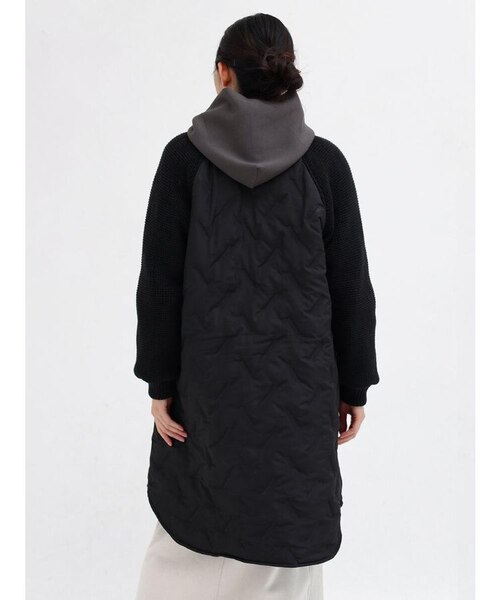 ニットスリーブロングブルゾン｜メドックの通販｜&mall（アンドモール