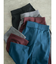 フロントポケットウールワイドパンツ(black,moku gray,enji,turquoise)