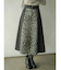 メルトンジップフレアスカート