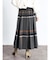 チェックフレアスカート