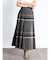 チェックフレアスカート