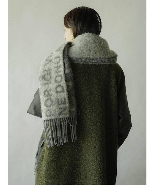 最終価格【定価¥29.700】新品♦︎ アルパカシャギーロゴロングマフラー アルパカシャギーロゴロングマフラー｜メドックの通販｜&mall（アンド