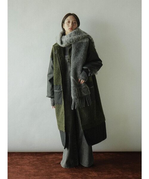 最終価格【定価¥29.700】新品♦︎ アルパカシャギーロゴロングマフラー 最終価格【定価¥29.700】新品♦︎ アルパカシャギーロゴロングマフラー