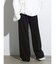 サイドラインウールワイドパンツ
