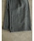 フロントポケットウールワイドパンツ(charcoal gray)
