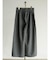 フロントポケットウールワイドパンツ(charcoal gray)